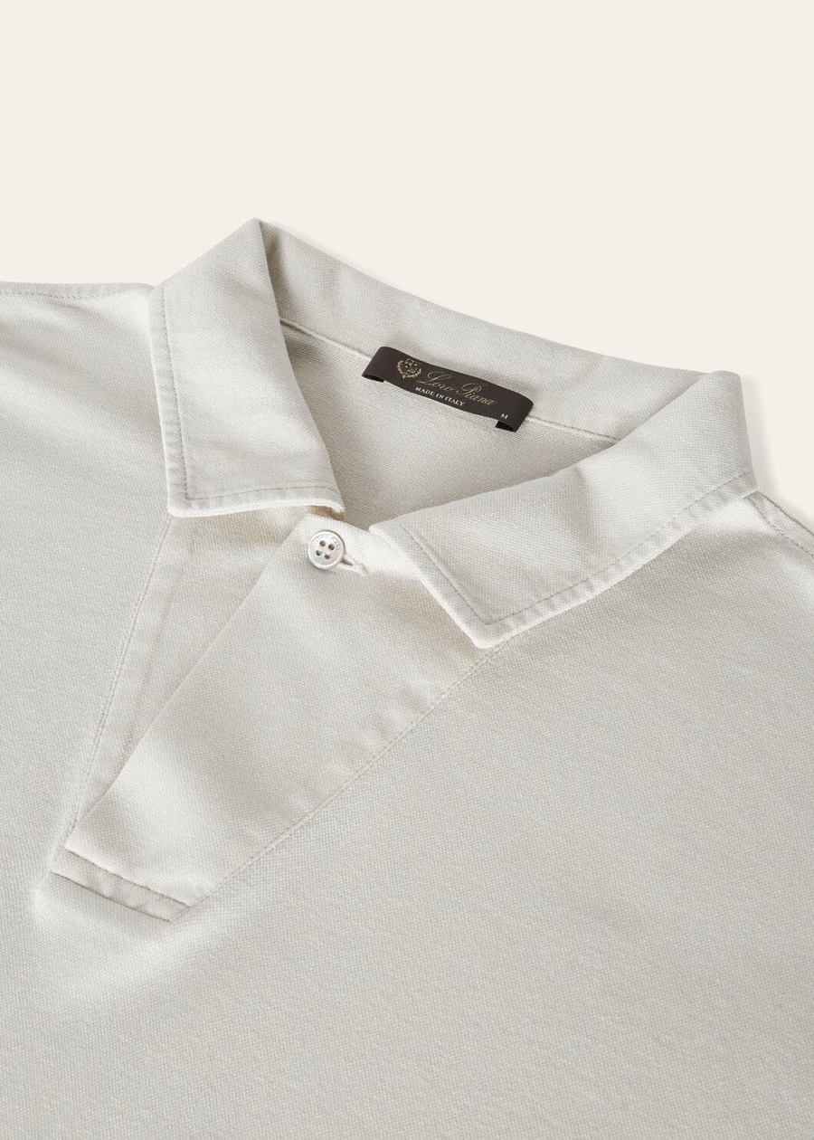 Camisa pólo aberta Algodão Seda GHIACCIO MEL