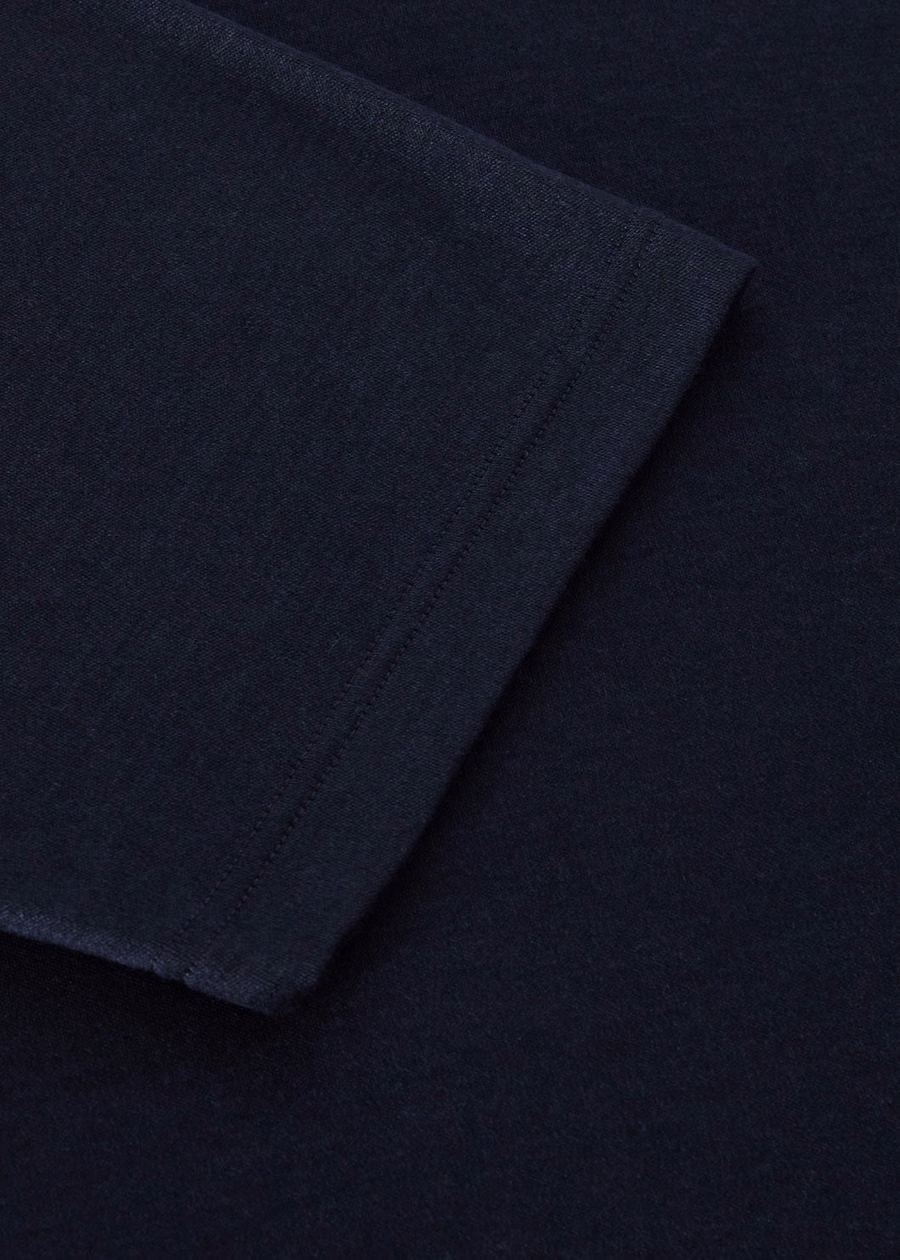 Camiseta Philion de seda e cashmere com efeito degradê azul