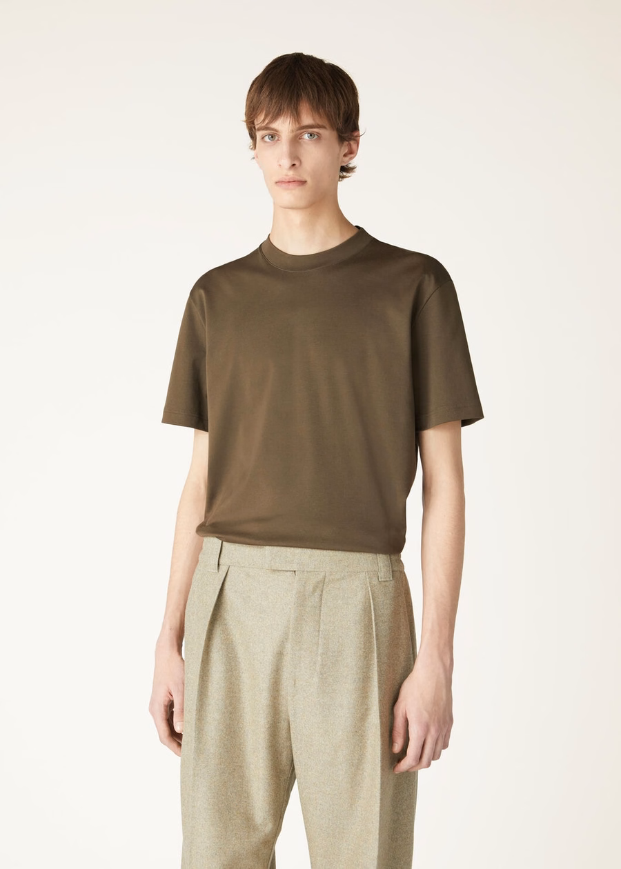 Camiseta Ray Cotton Verde Carvão