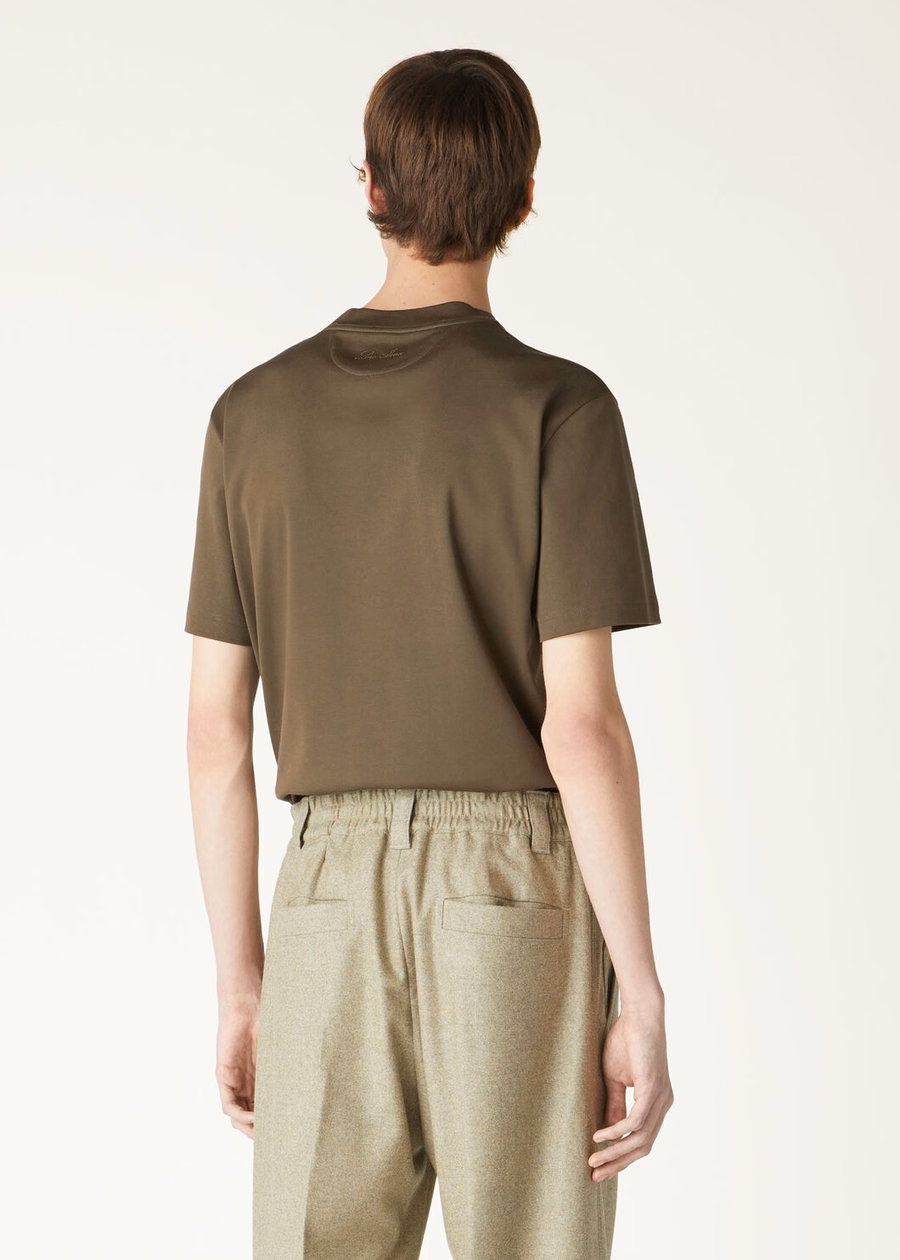 Camiseta Ray Cotton Verde Carvão