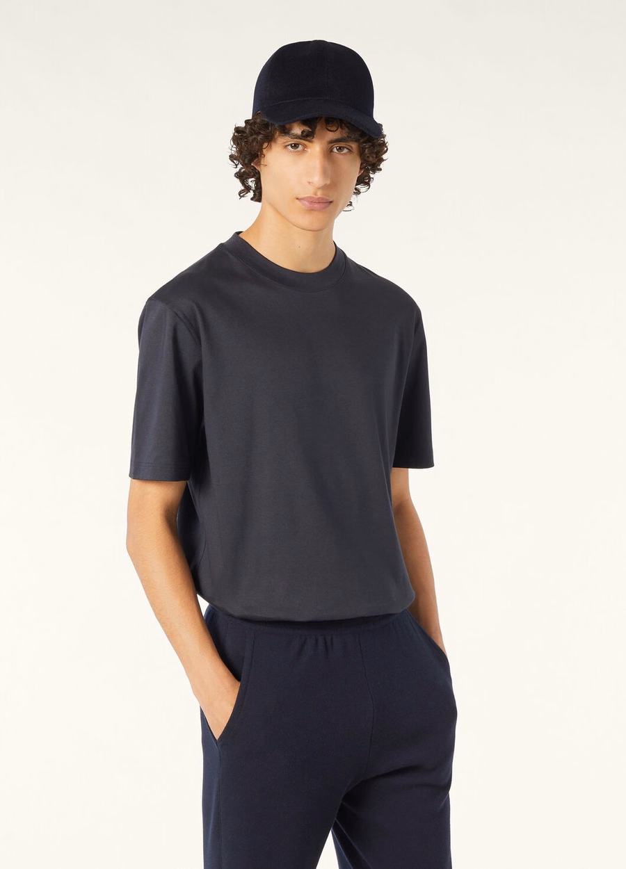 Camiseta Ray Cotton Azul Marinho