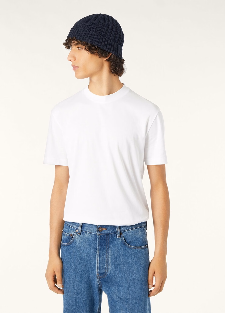 Camiseta Ray Cotton Branca Óptica