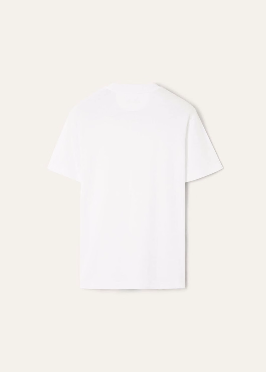 Camiseta Ray Cotton Branca Óptica