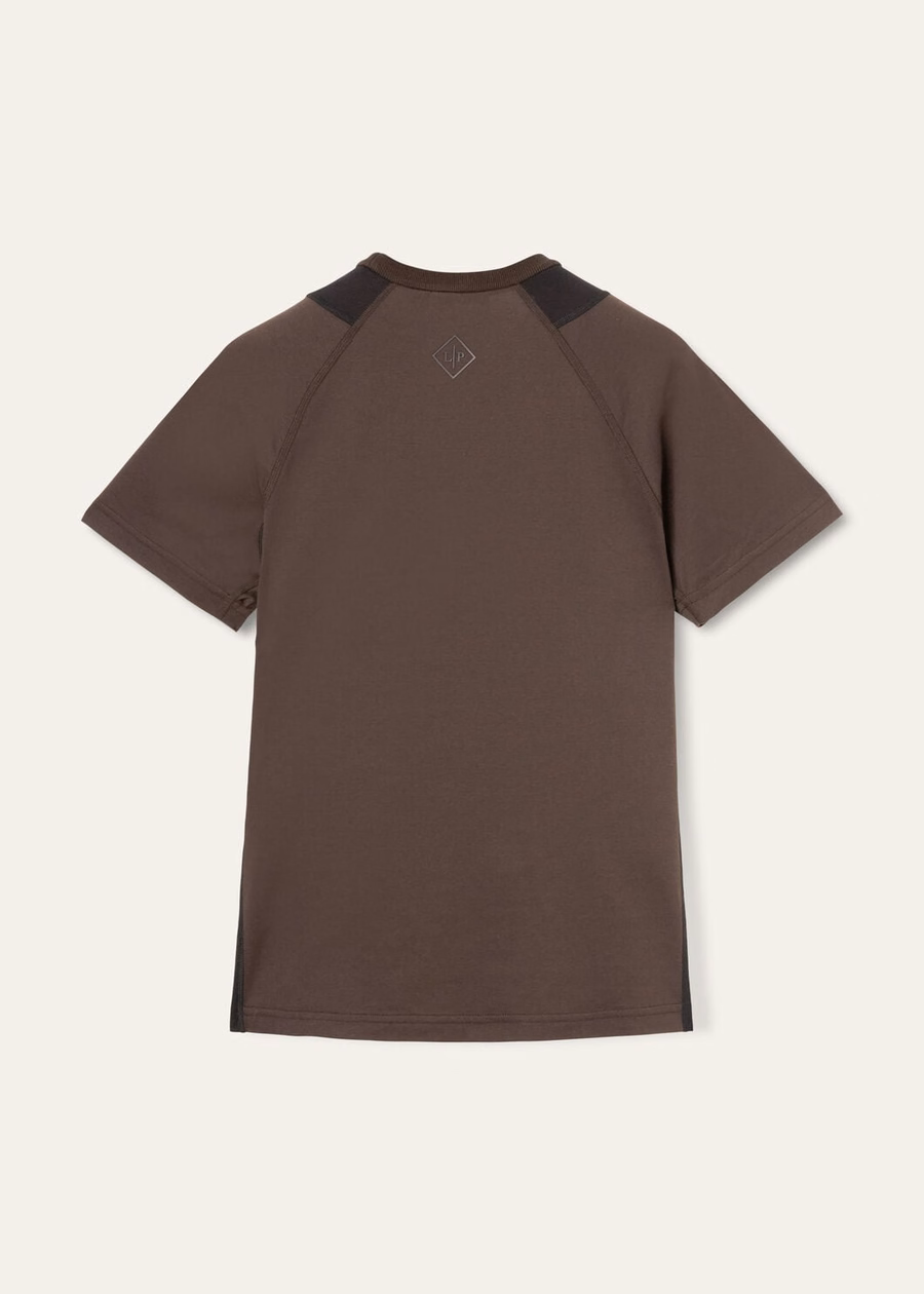 Camiseta Supramonte de microfibra de algodão marrom