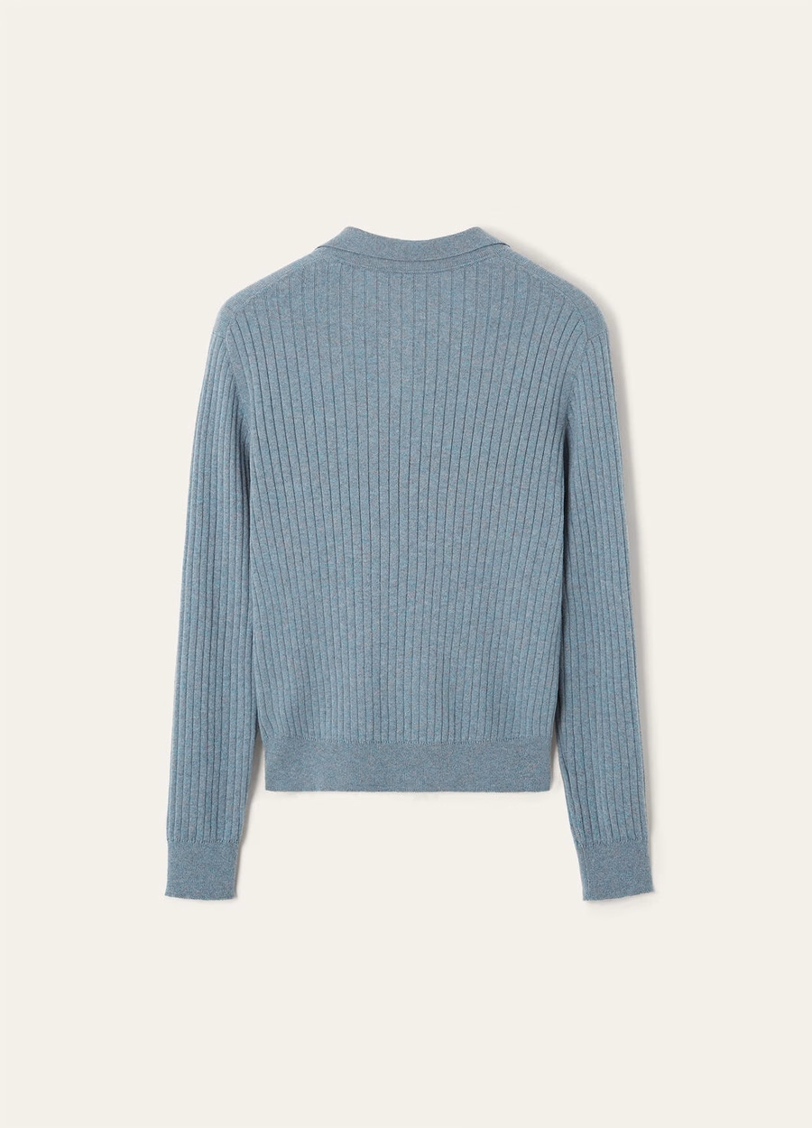 Camisa polo Lexington Baby Cashmere Sea Fog Melange