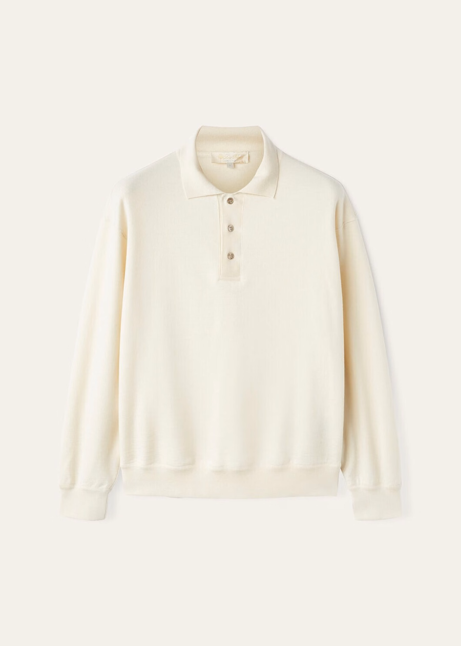 Polo Cocooning Cashmere Baunilha Marfim