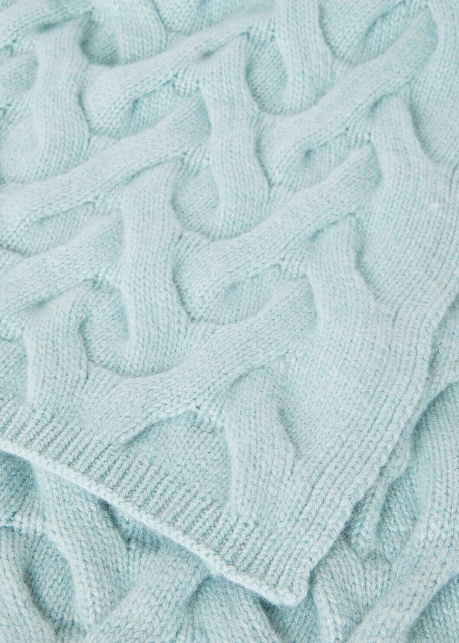 Cachecol Cocooning Baby Cashmere Langhe Verde Mesclado
