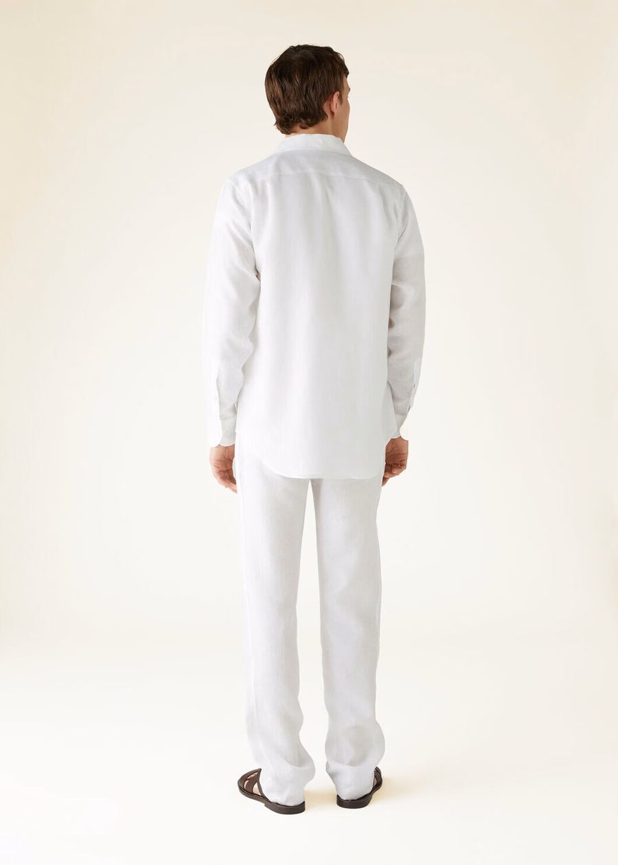 Camisa Andre em branco óptico