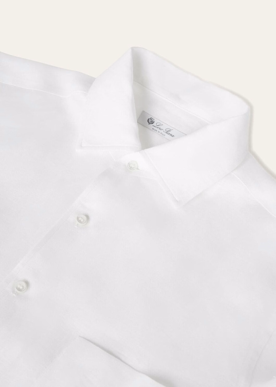 Camisa Andre em branco óptico