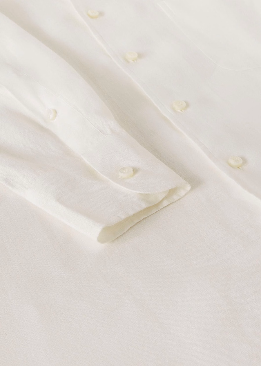 Camisa Andre em branco óptico