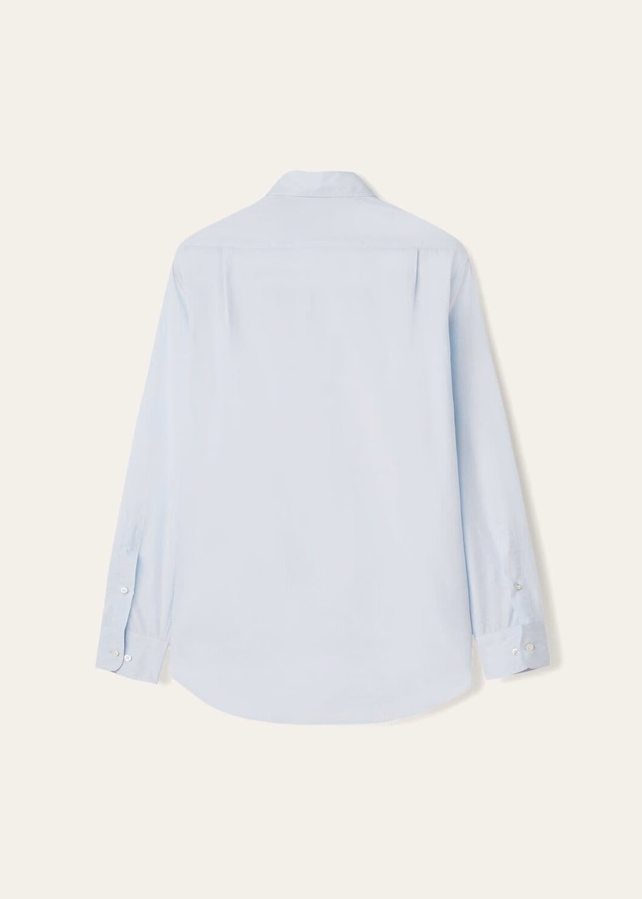 Camisa de algodão Andre azul
