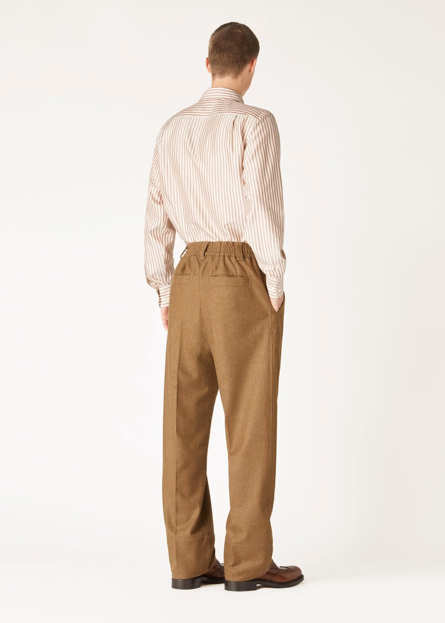 Camisa Andre Silk Washed Hazel Stripes