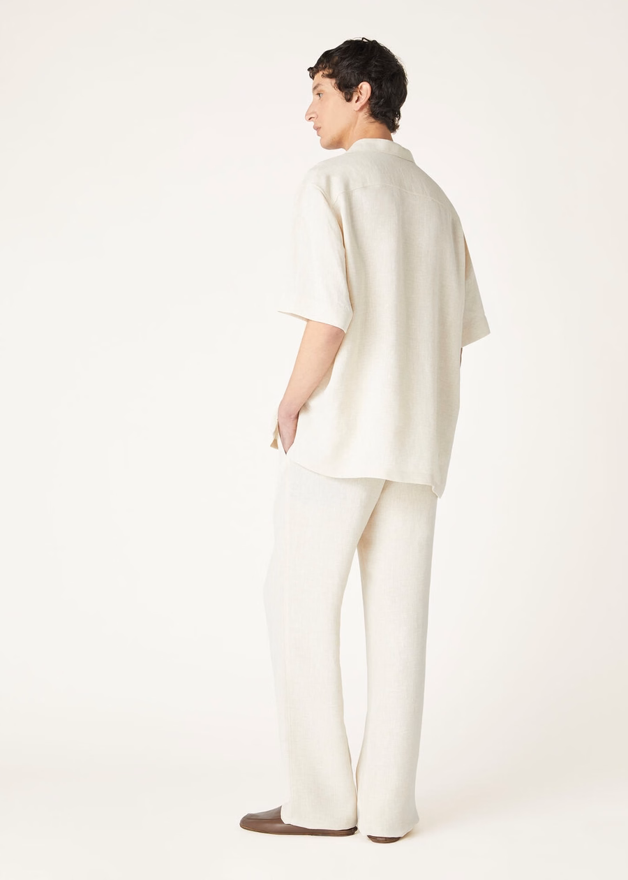 Camisa Federico na areia de inverno