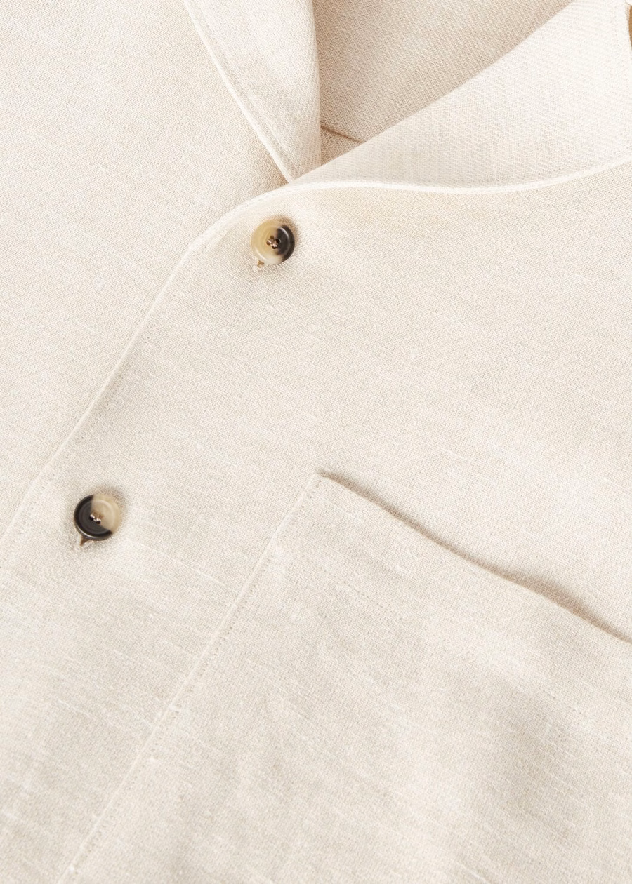 Camisa Federico na areia de inverno