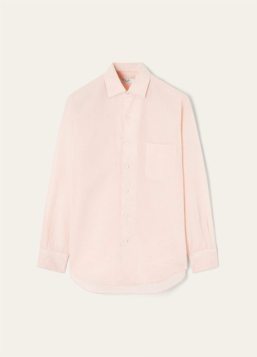 Camisa Andre Cotton na cor laranja sanguínea