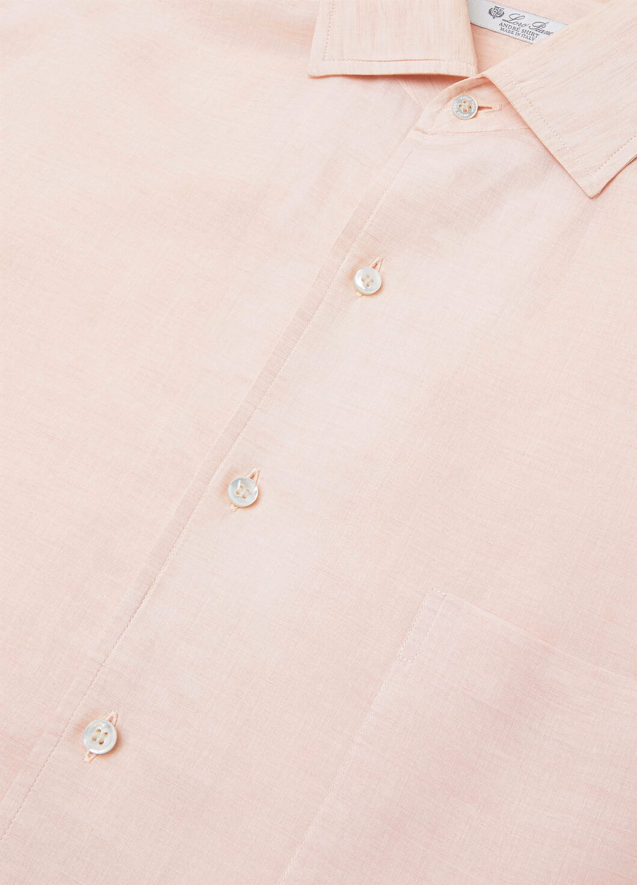 Camisa Andre Cotton na cor laranja sanguínea