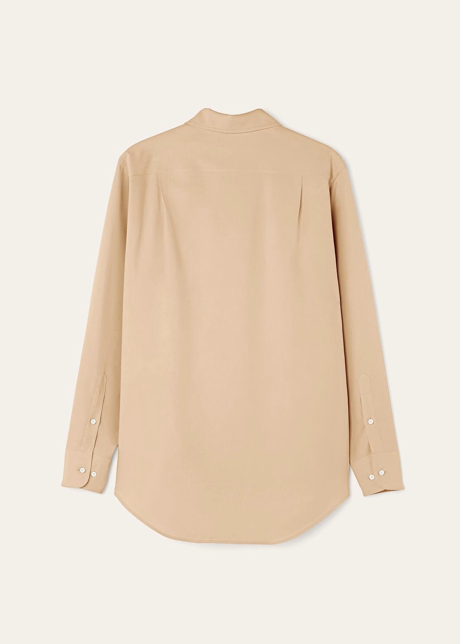Camisa Andre Silk Pale Biscuits