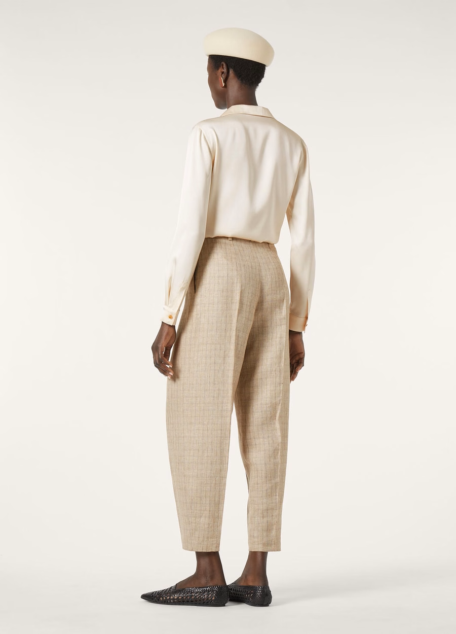 Camisa Ketty Silk Oatmeal Cream