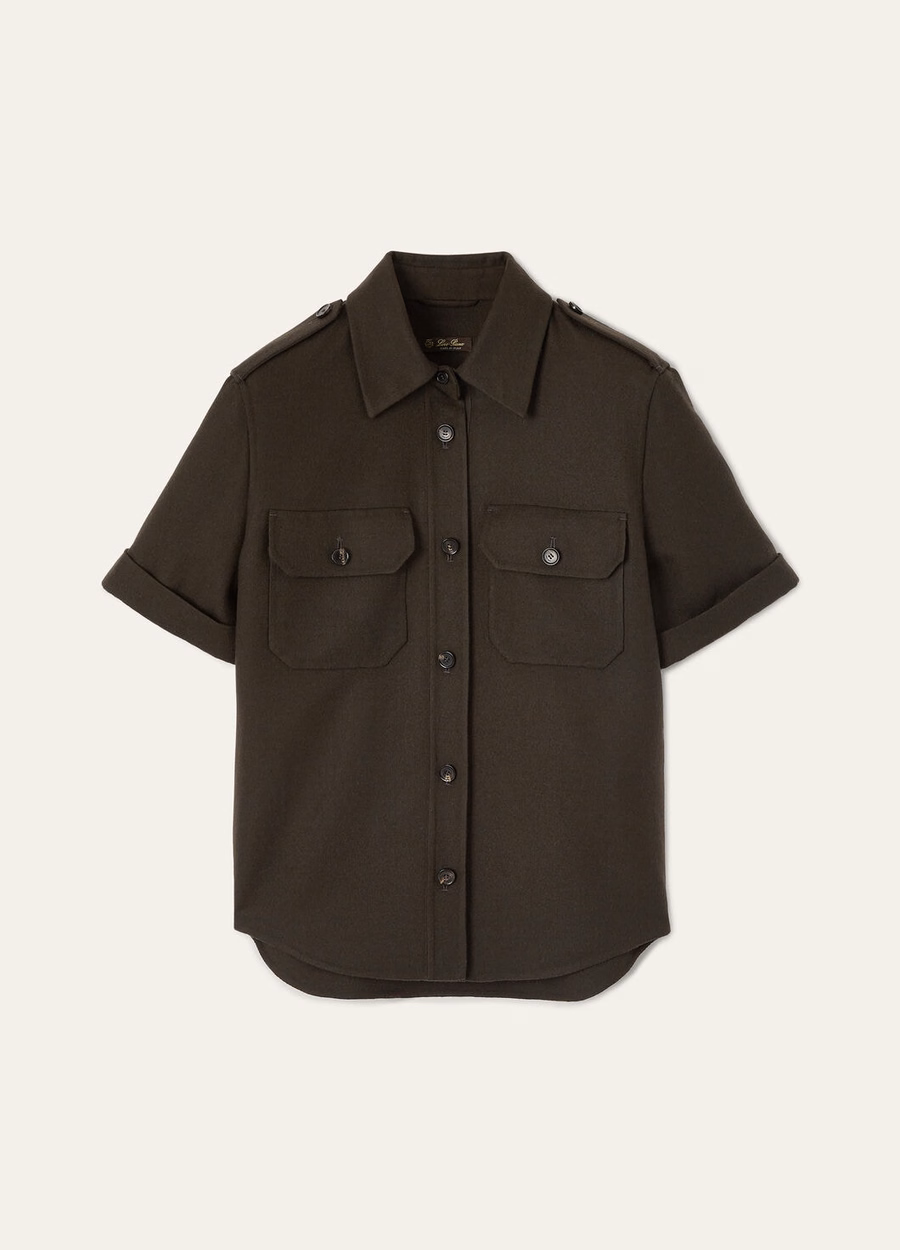Camisa Annalisa Royal Lightness Pin Preta