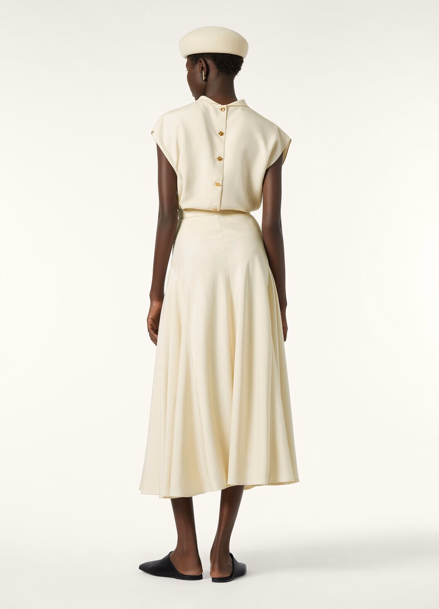 Saia Giustina Silk Milk Amber