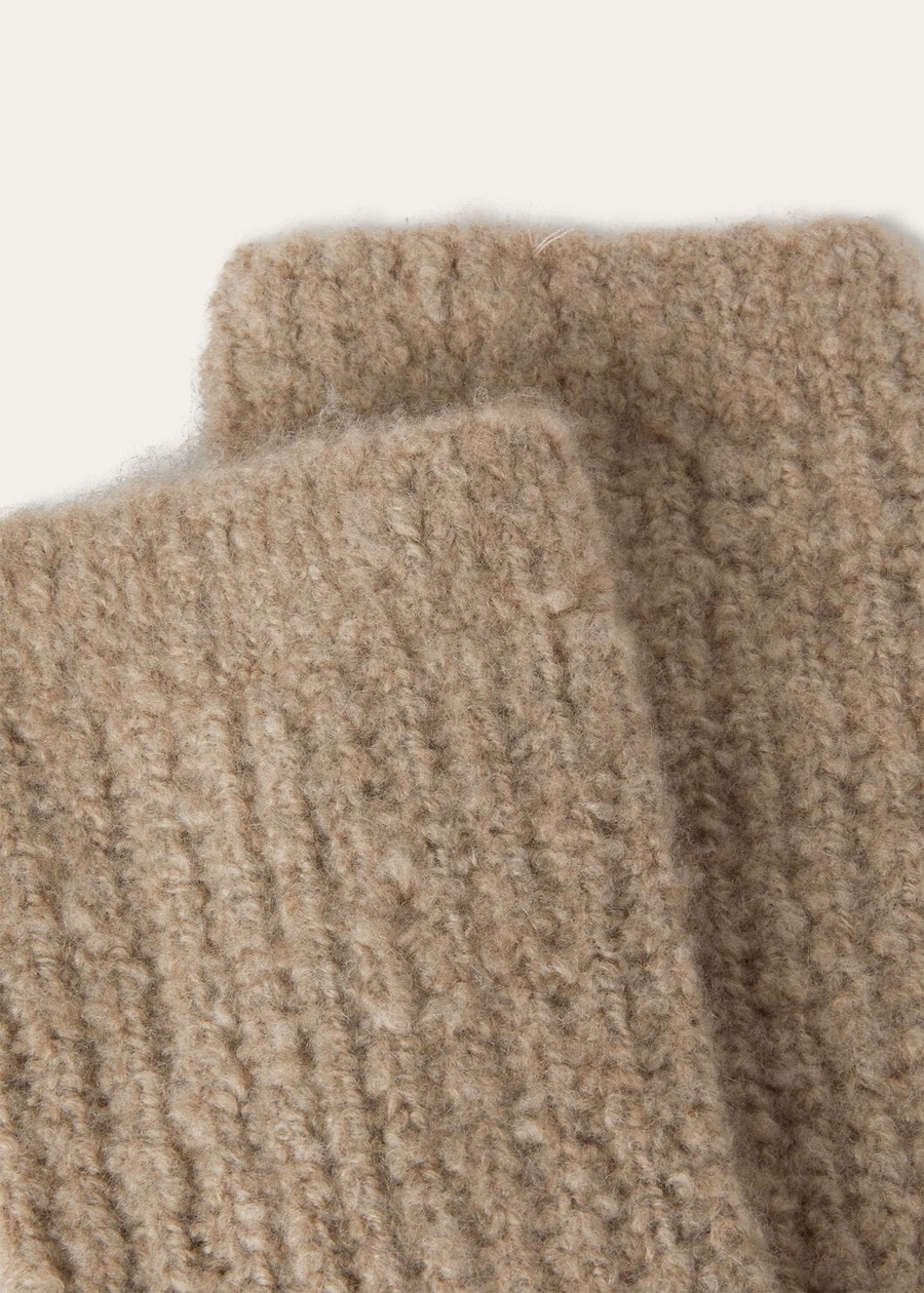 Meias de cashmere aconchegantes MARRONS