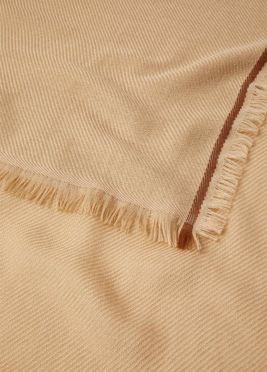 Four In Hand Maxi Carré Cashmere Pin Nuts