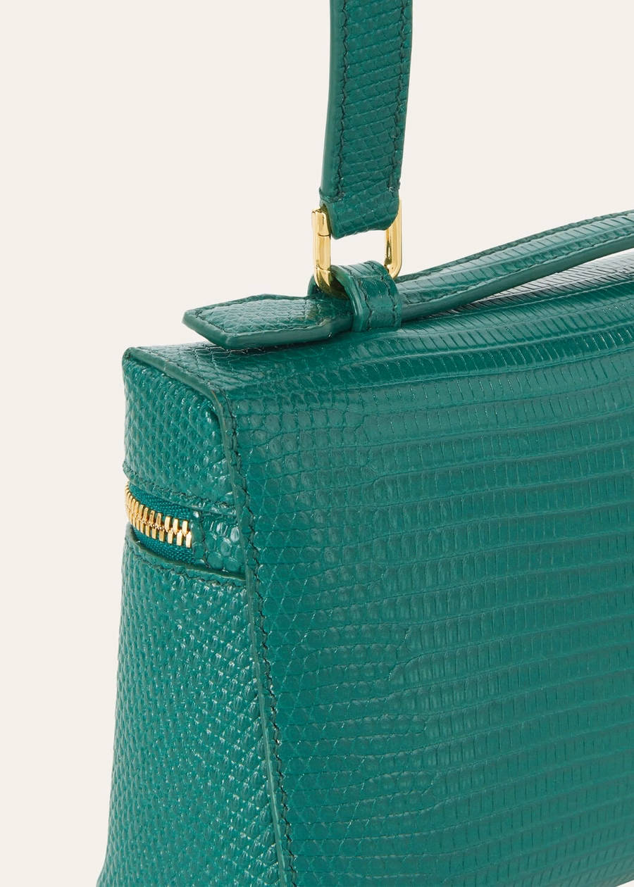 Bolso extra L19 Lizard Leather Jazz Club/Dourado