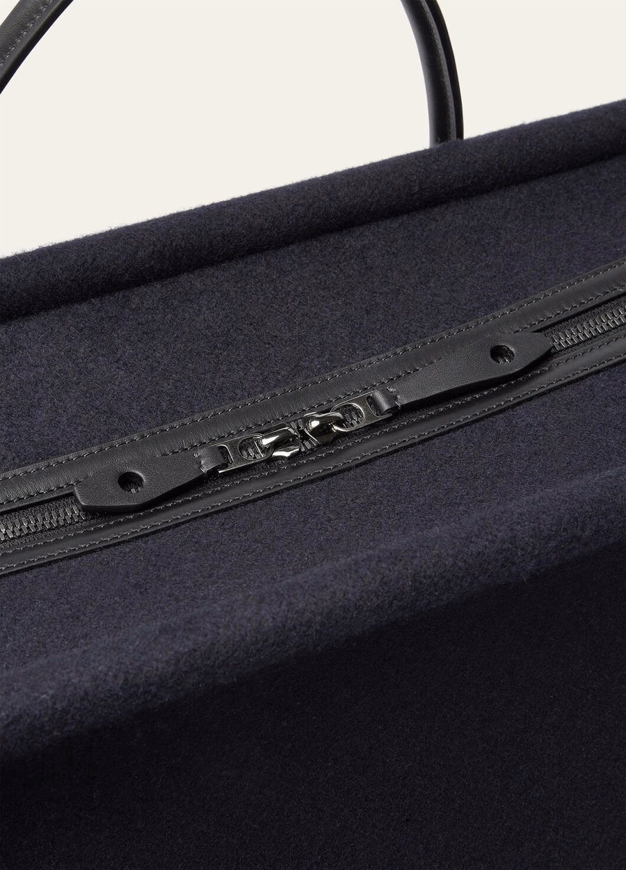 Mala de viagem Loom Weekender L50, azul cashmere, azul marinho/preto/cinza-chumbo