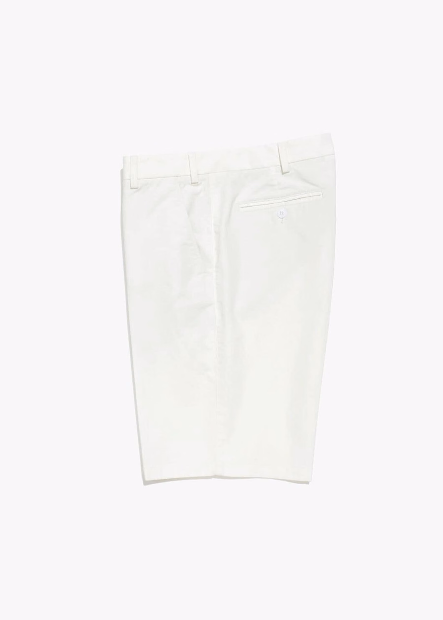 Deck Short Cotton Optical White