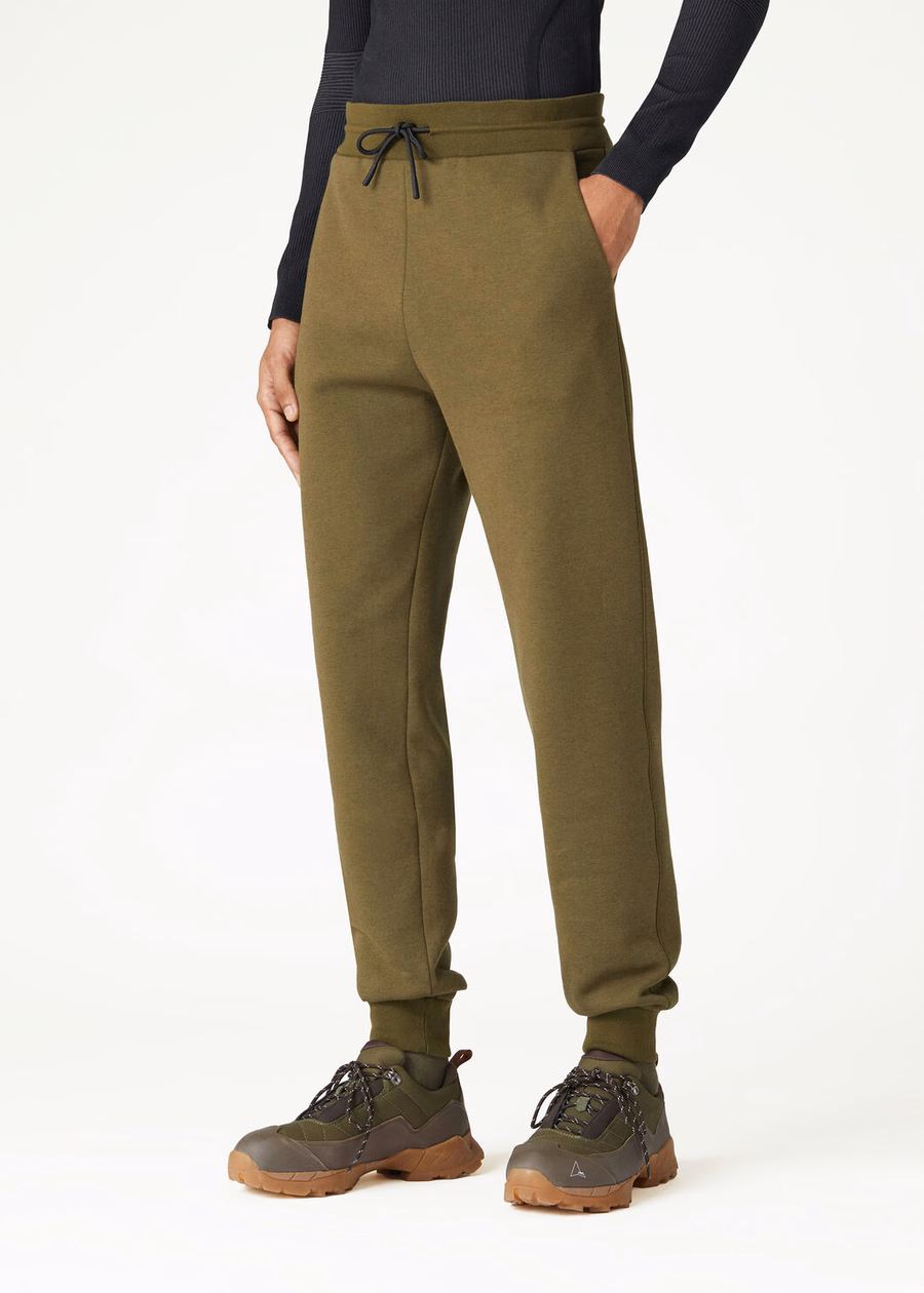Calças Larecchio de algodão e cashmere com alecrim
