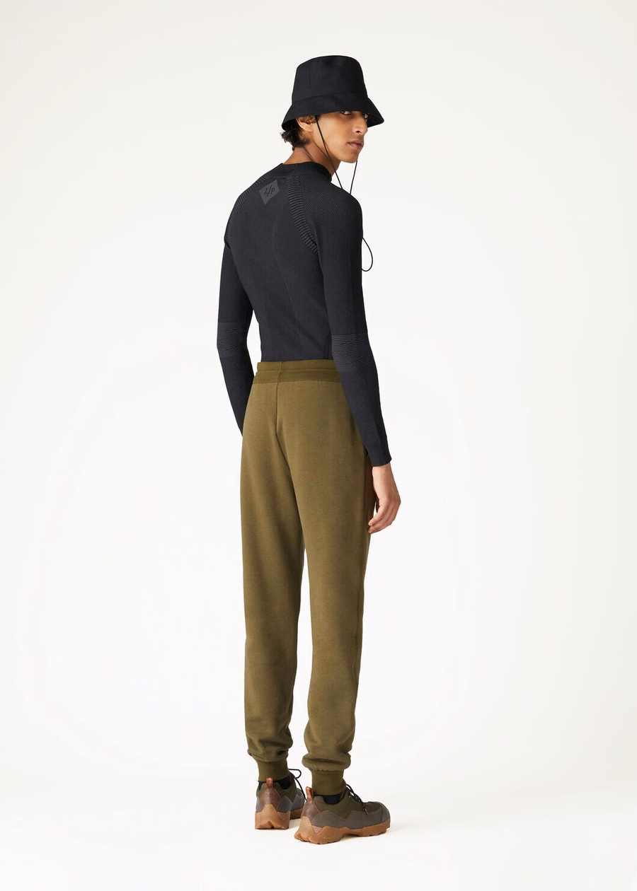 Calças Larecchio de algodão e cashmere com alecrim