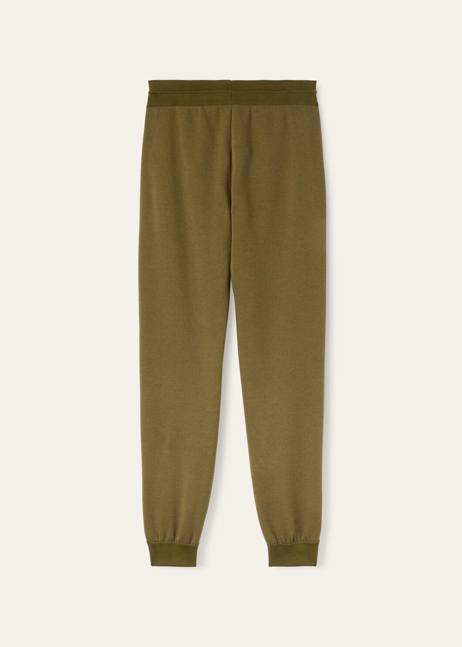 Calças Larecchio de algodão e cashmere com alecrim