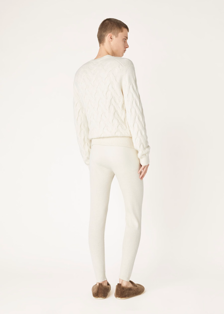 Calças de cashmere White Snow Cocooning