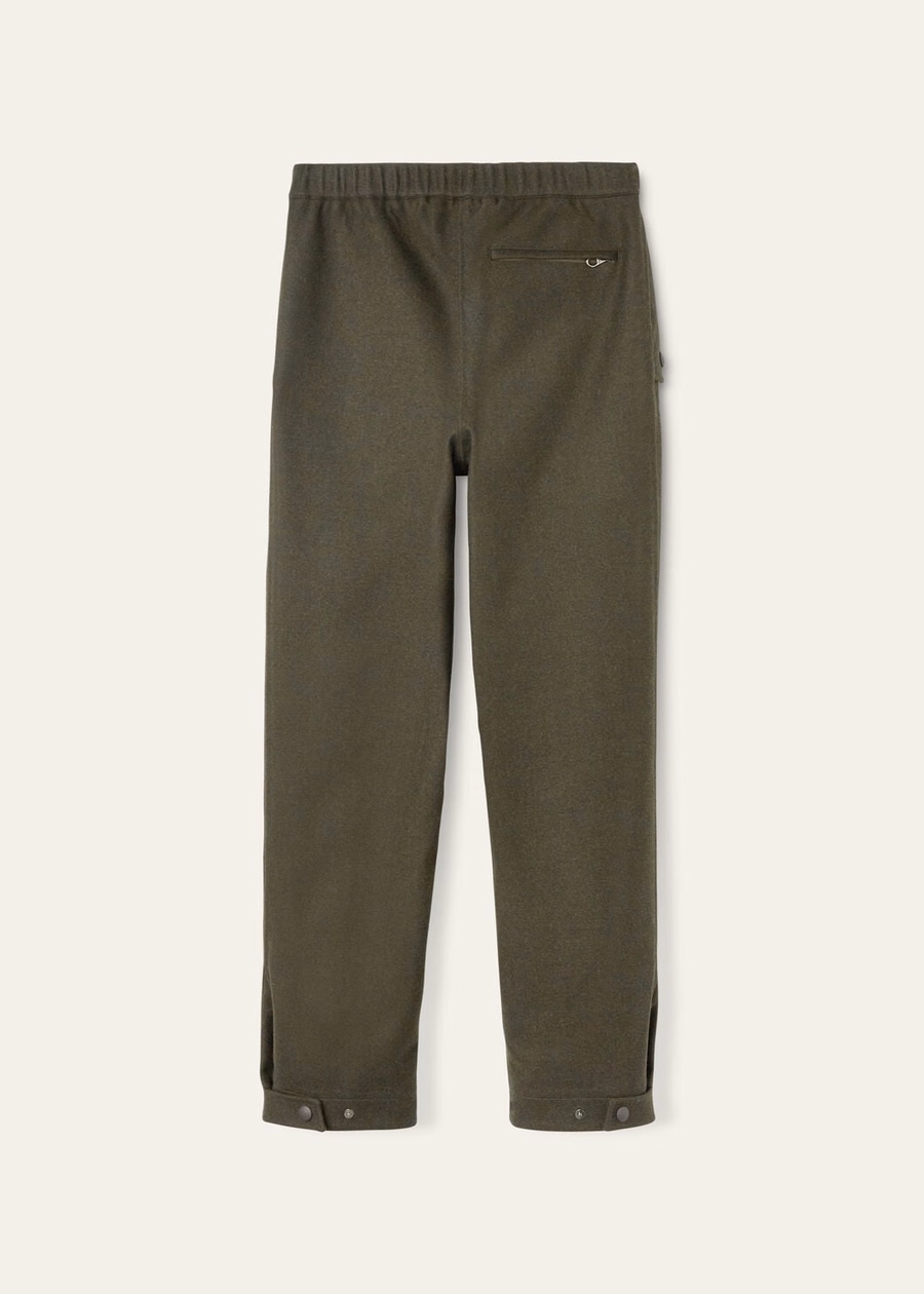 Calças Mees Wool Virgin Charcoal Shadow