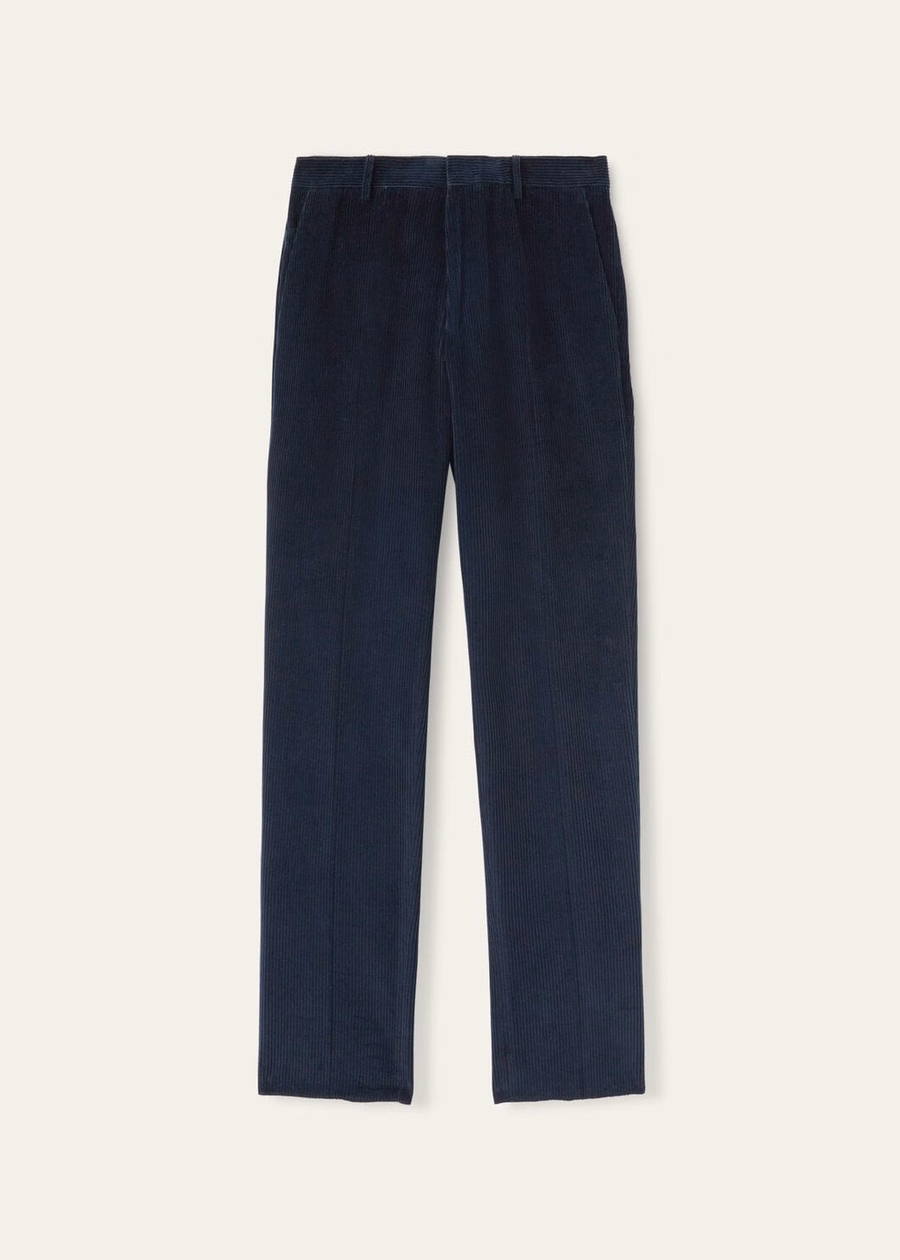 Calça Jarno de algodão azul marinho