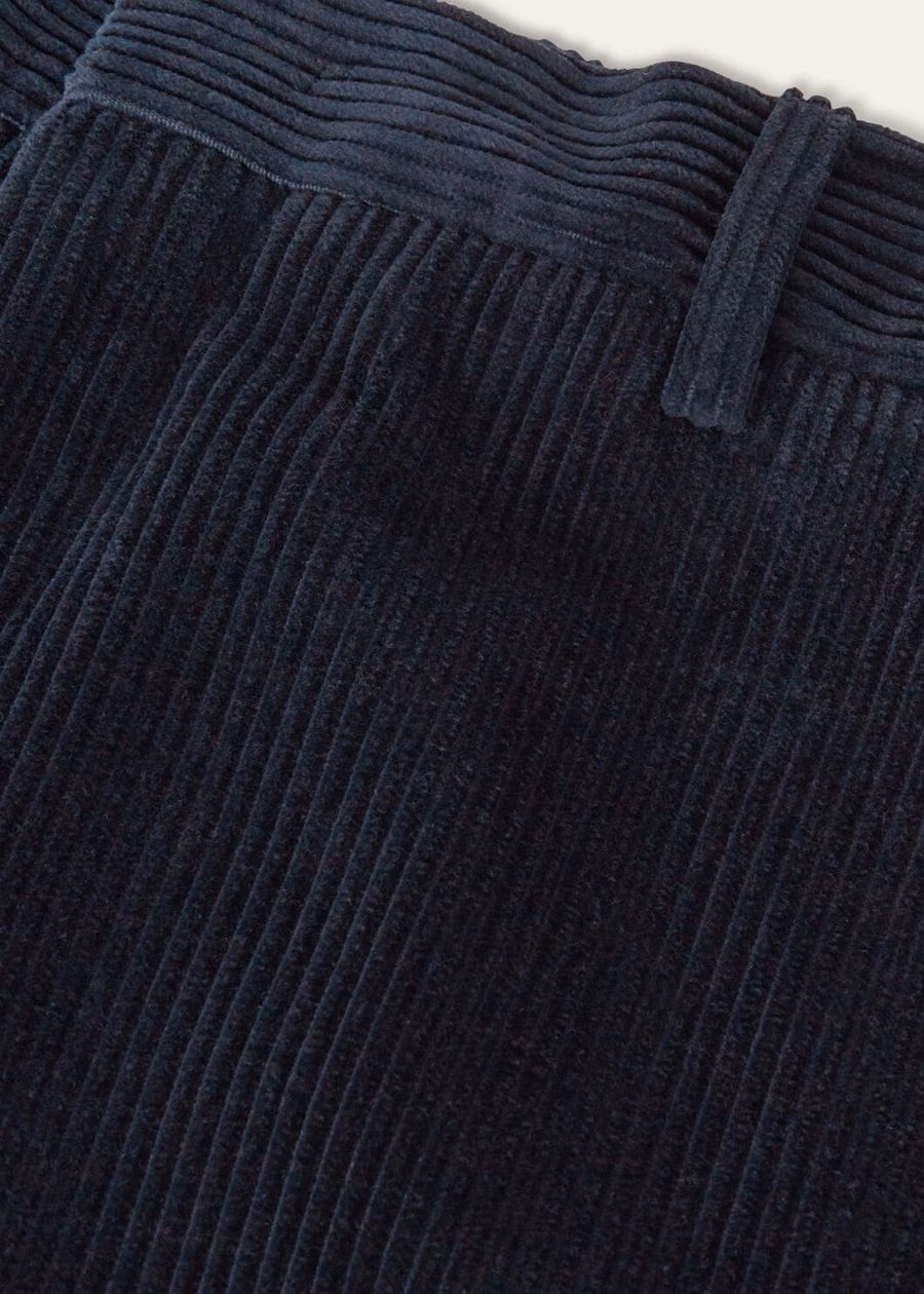 Calça Jarno de algodão azul marinho