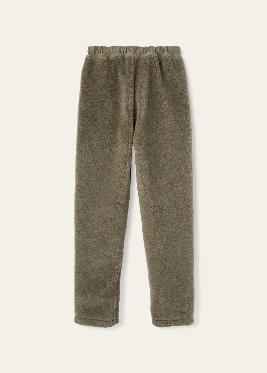 Calças Qualba de seda e cashmere - Rain System® Tundra Moss