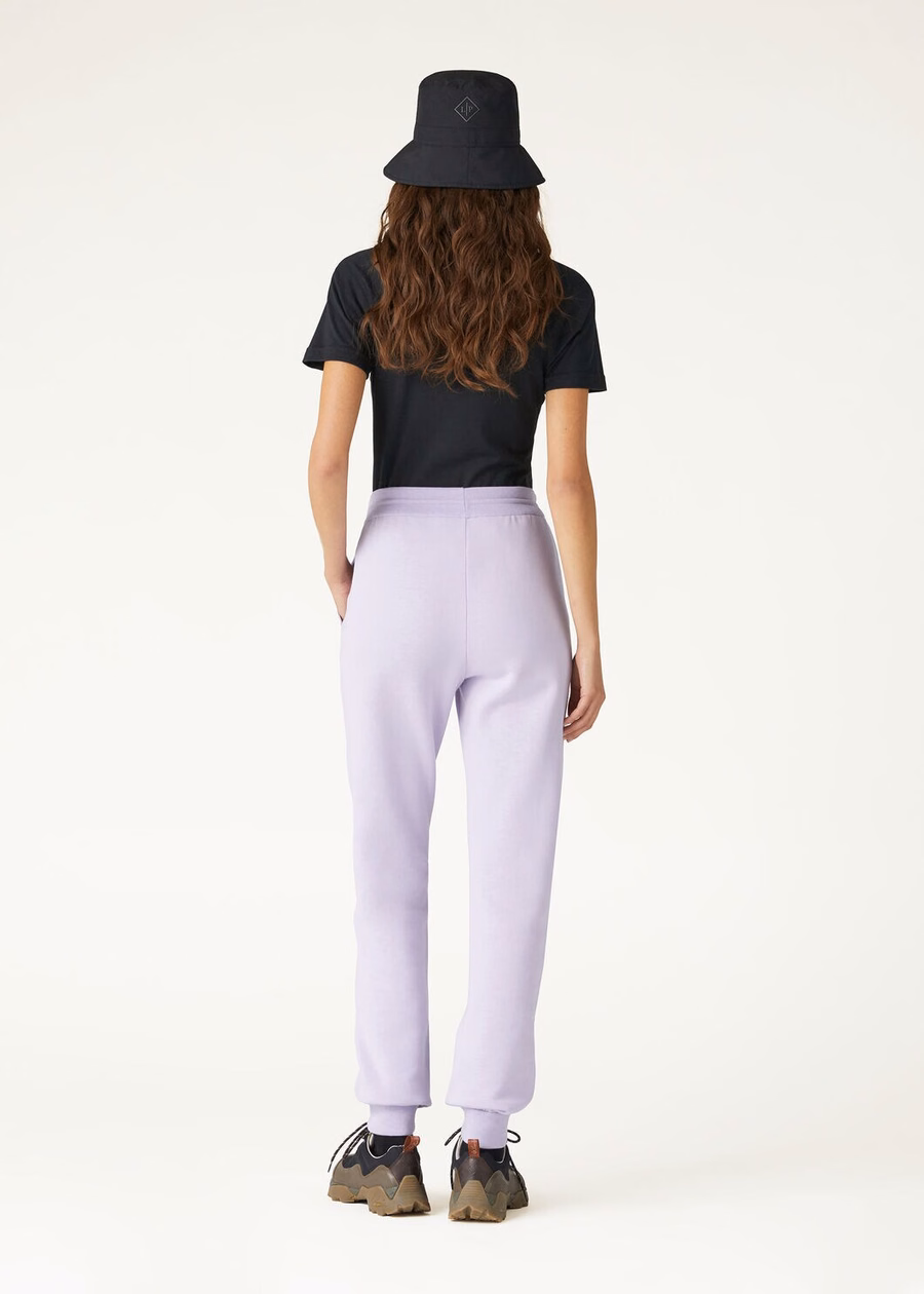 Calças Larecchio de algodão e cashmere na cor pervinca