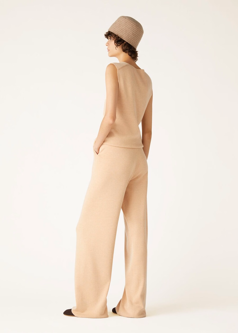 Calça Cocooning Silk Cashmere Papaya Whip