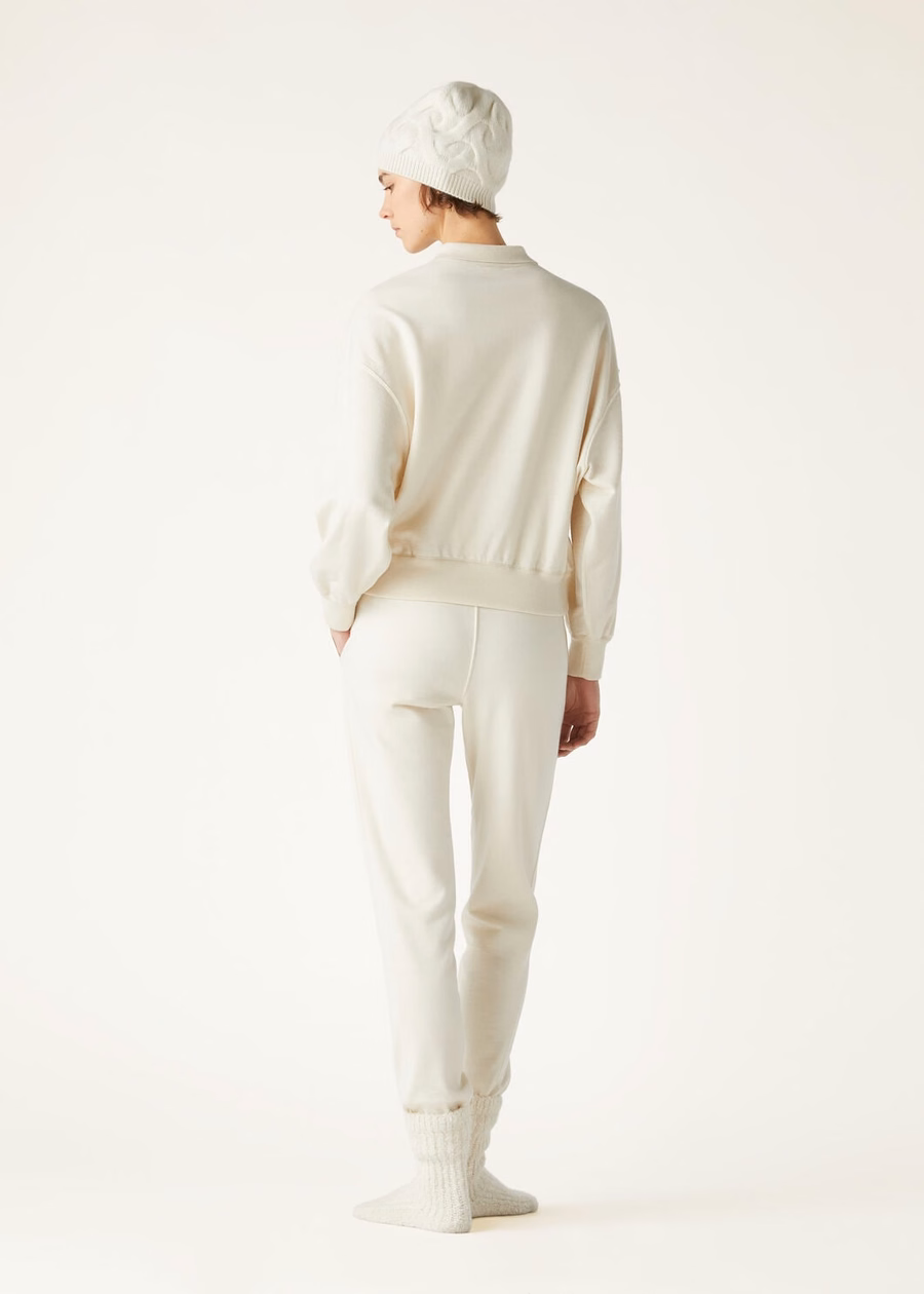 Calça Cocooning Cashmere Baunilha Marfim